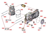 Двигатель снегохода IRBIS Dingo (2016 г.) (часть 3)