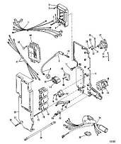 Электрические компоненты 2-Х ТАКТНОГО ПЛМ MERCURY 90 Серийный номер от 9506481 до 9589038