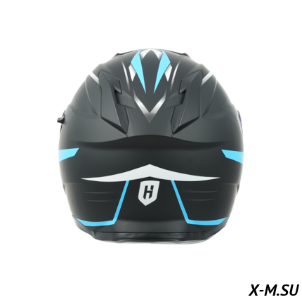 Шлем модуляр HETOSHI FF935 Shogun цв.Черно-сине-белый  р.S