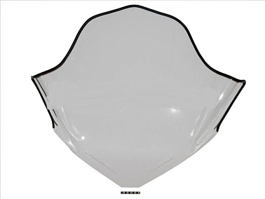 Стекло ветровое для снегохода ИТЛАН КАЮР (высота 50см, толщина 3мм, МПК) 