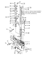 Коробка передач(приводной вал)(60 SEA/MARA/BIG FOOT,6 JAW REV. CLUTCH 1 2-Х ТАКТНОГО ПЛМ MERCURY 60 Серийный номер от 0G290585 до 0G589999