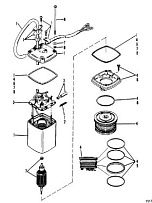 Насос регулировки мощности 2-Х ТАКТНОГО ПЛМ MERCURY 90 Серийный номер от 9506481 до 9589038