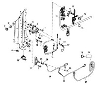 Электропроводка с/н 1B723942 и ниже 4-Х ТАКТНОГО ПЛМ MERCURY 80 Серийный номер от 0P459572 и выше