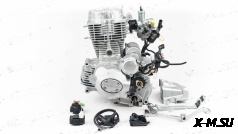 Двигатель 250см3 167FMM CG250-B (67x65) грм штанга, балансир, 5ск