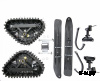Зимний комплект для квадроциклов ATV PROMAX/GBM и т.д 150-300 (лыжи и гусеницы) D24,8-24T