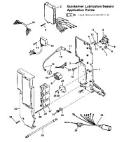 Электрика (USA-S/N-0G438000/BEL-9937000 и выше) 2-Х ТАКТНОГО ПЛМ MERCURY 90 Серийный номер от 0D283222 до 0G760299