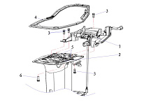 Прокладка базы двигателя 2-х тактного ПЛМ SEANOVO 30F