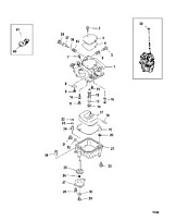 Карбюратор 4-Х ТАКТНОГО ПЛМ MERCURY F15 Серийный номер от 0G760300 до 1B226999