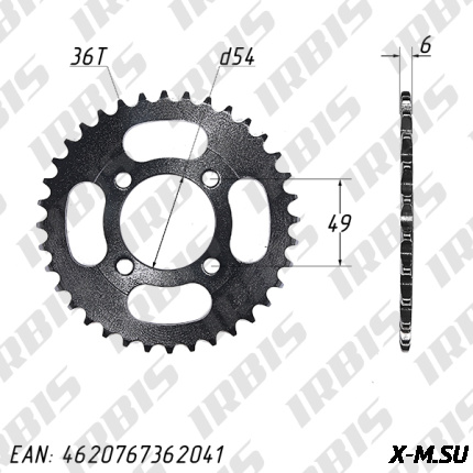 Звезда ведомая (420-36T) (4x49) DELTA, ALPHA