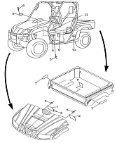 Наклейки КВАДРОЦИКЛА STELS UTV 700 H EFI