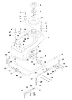 Встроенный топливный бак 4-Х ТАКТНОГО ПЛМ MERCURY 5 Серийный номер от 0P073456 до 0P400999