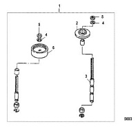 Инструменты 2-х тактного ПЛМ MERCURY 9.9 MH 169CC Серийный номер от 0N007788 до 0N055109