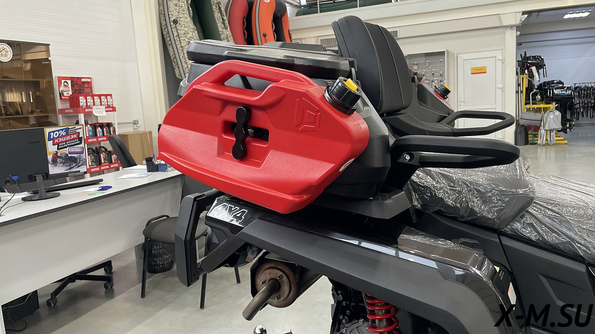 Канистра 5л красная для кофра TESSERACT, для ATV AODES PATHCROSS 650-1000