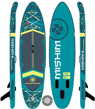 SUP (САП) Доска MISHIMO PRO-MAX Light Teal 11’ (335см)